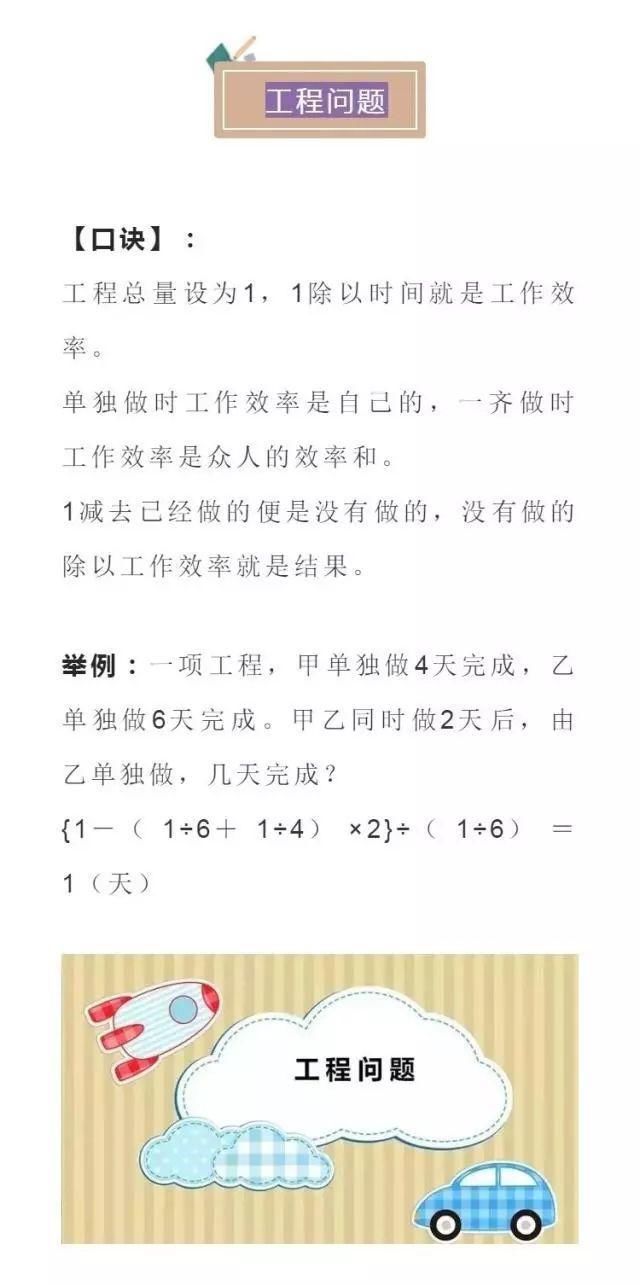 次次|数学老师直言：小学6年背熟这14个口诀歌，考试次次不下98分！