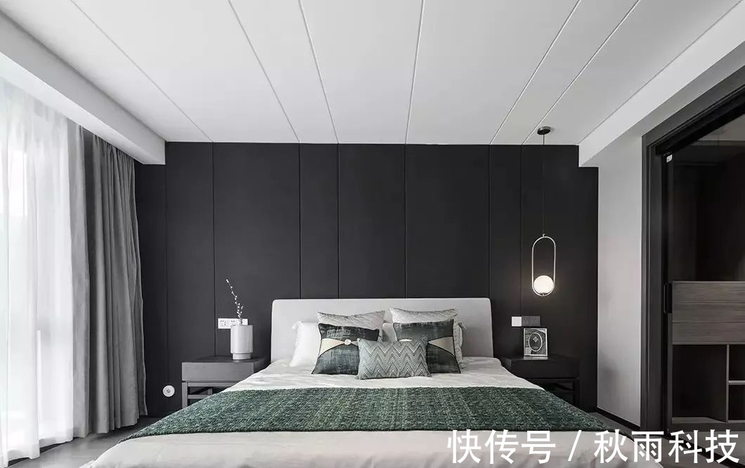 为主人|190㎡现代简约复式,灰白配+木饰面,营造安静优雅的空间