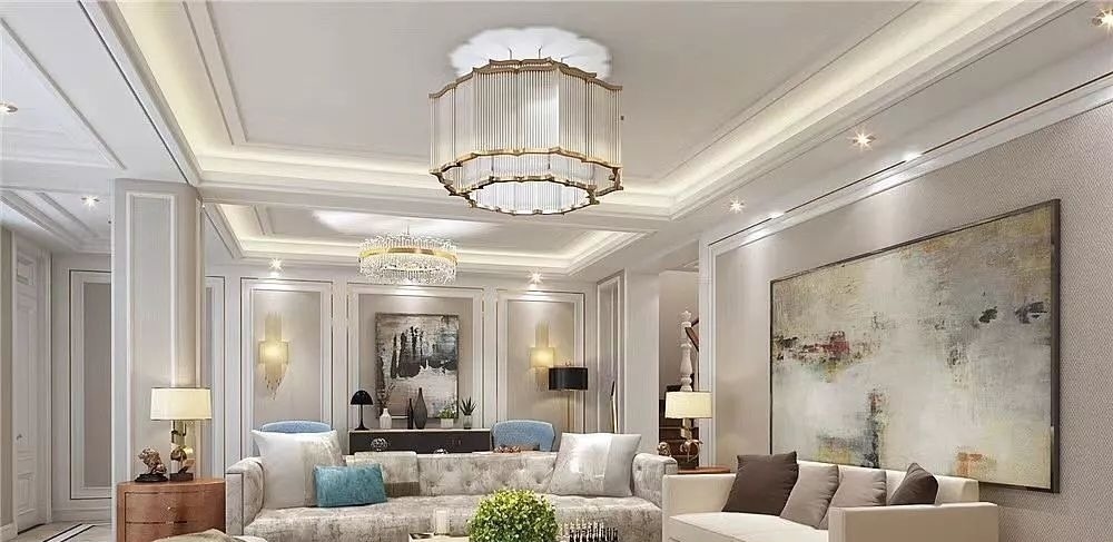 元素|客厅别再乱装了,如今流行轻奢风,精致漂亮上档次,太羡慕!