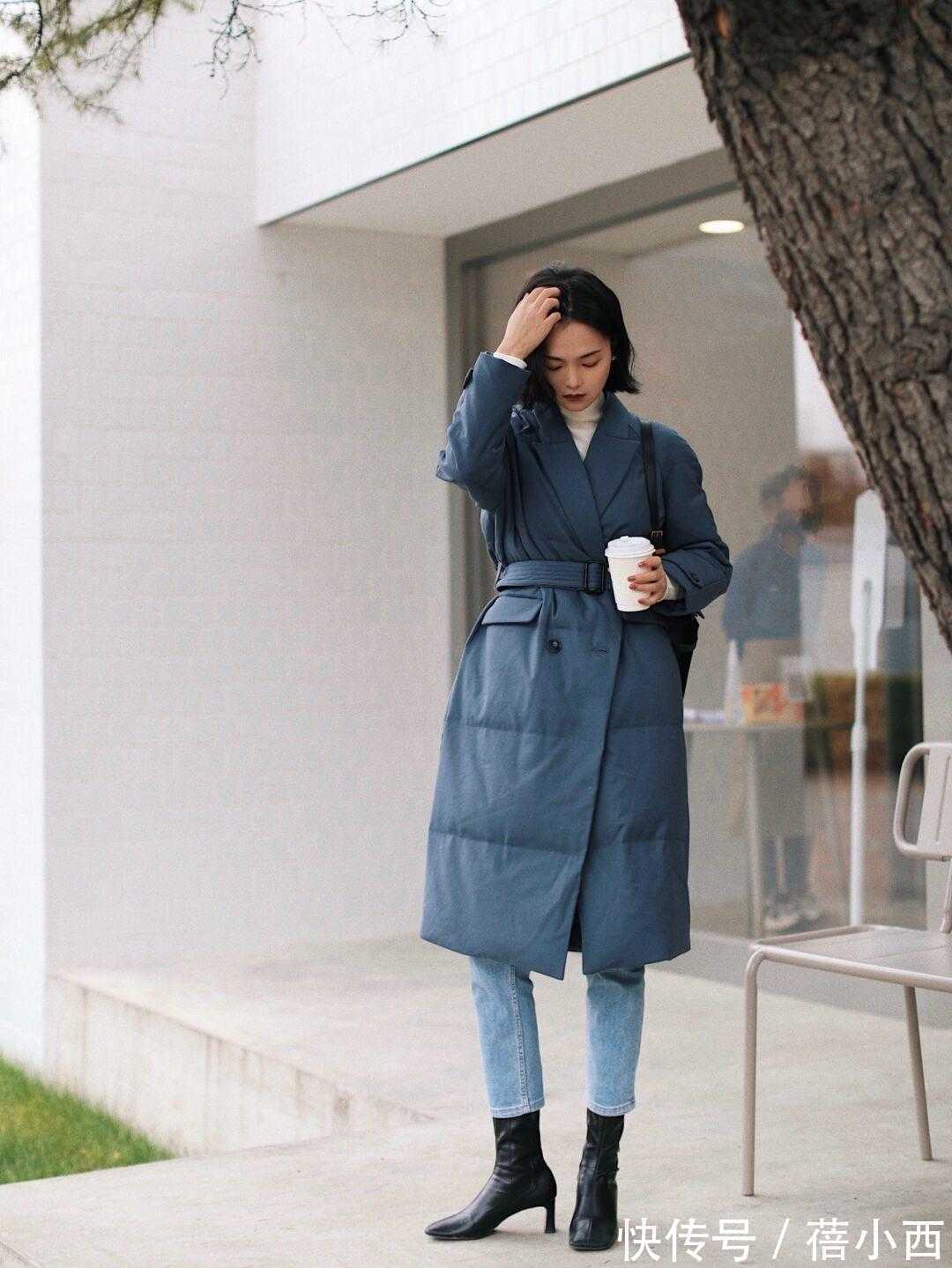 短靴 羽绒服穿搭指南!学这样搭配牛仔裤时髦洋气,配半身裙通勤优雅