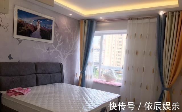 餐厅|130平新房装修花22万,客厅没阳台但超级漂亮,最满意一屋子窗帘