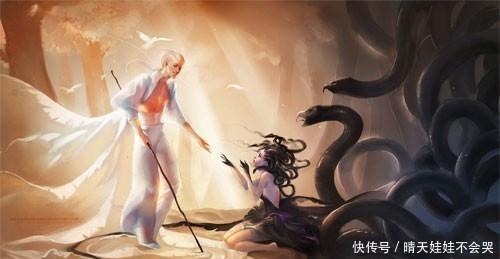 雅典娜的祭司在神殿里被玷污,结果却被雅典娜诅咒成妖