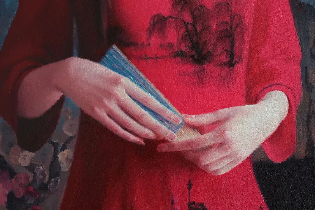 杨超@杨超:人体油画唯美而清雅脱俗,画出了东方女子的纯净与圣洁