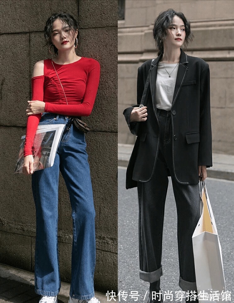 长袖|初秋穿搭没灵感?这14套简约搭配示范,照着穿减龄显高级