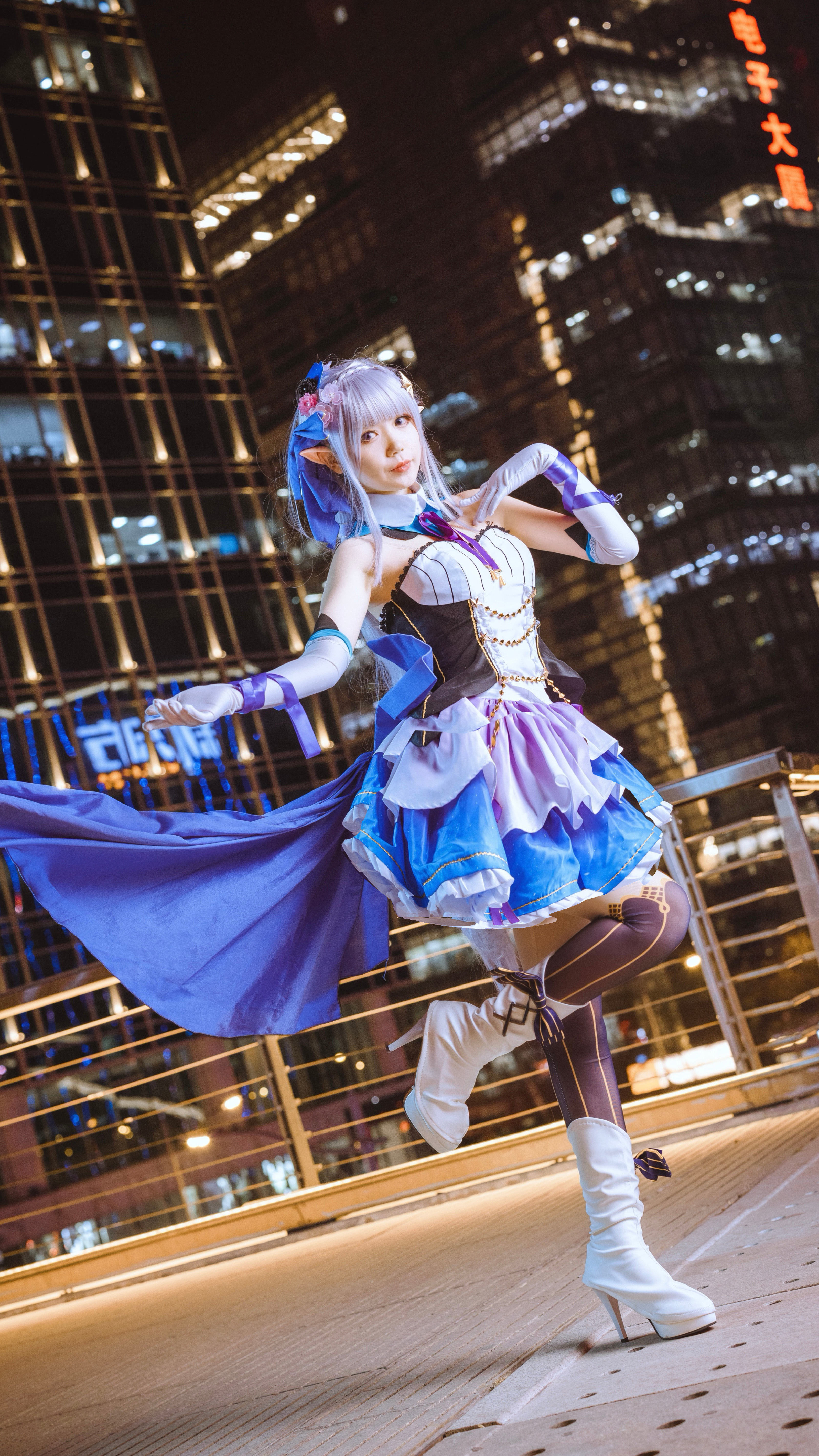 cos：艾米莉亚偶像cos正片@安缇兔