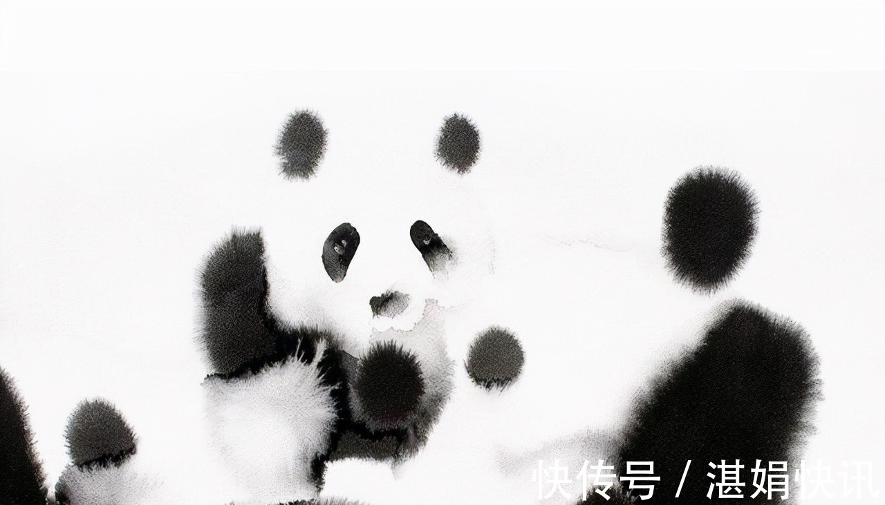 恩德雷!水墨是中国传统绘画,老外用它画动物——别说另有一番意境