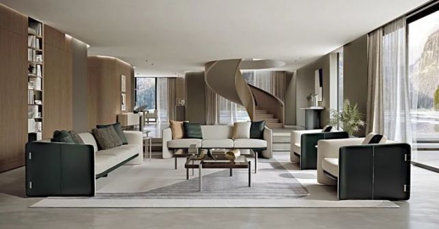 胡桃木|剪刀石头布进口家具TURRI,豪宅奢华风格家具设计之美!