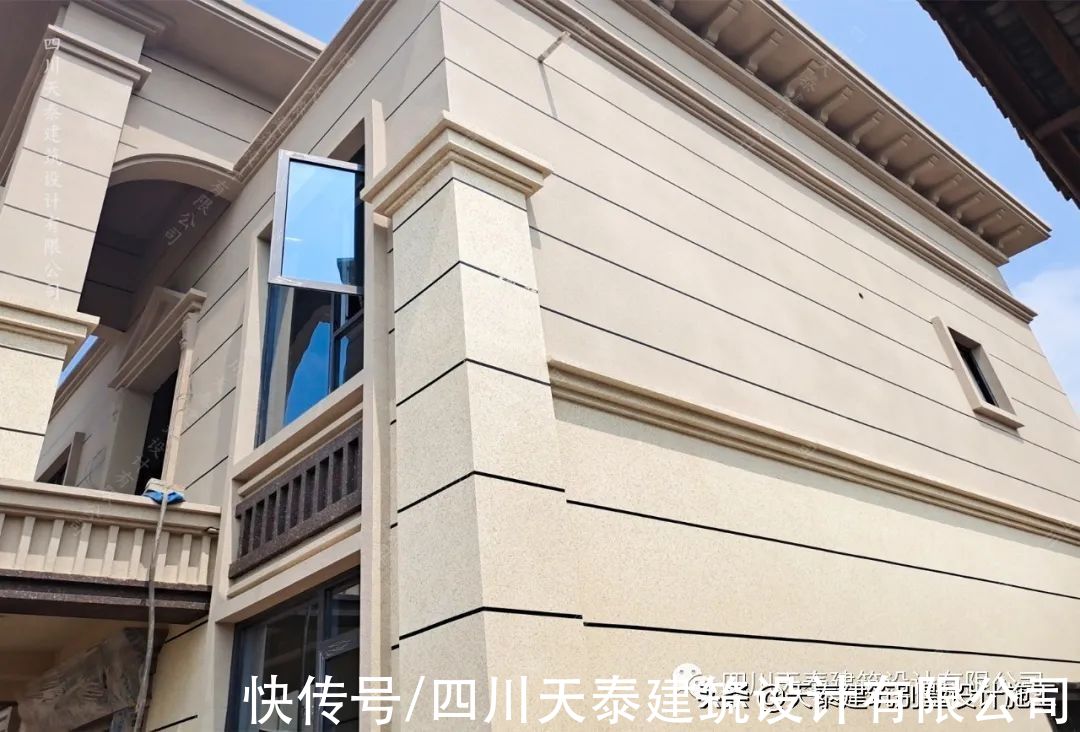 完工|四川自贡三层欧式乡村别墅完工实景 农村别墅自建房 自贡施工队