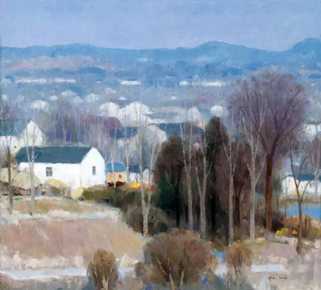 高级色彩,沈行工独特的诗意性油画