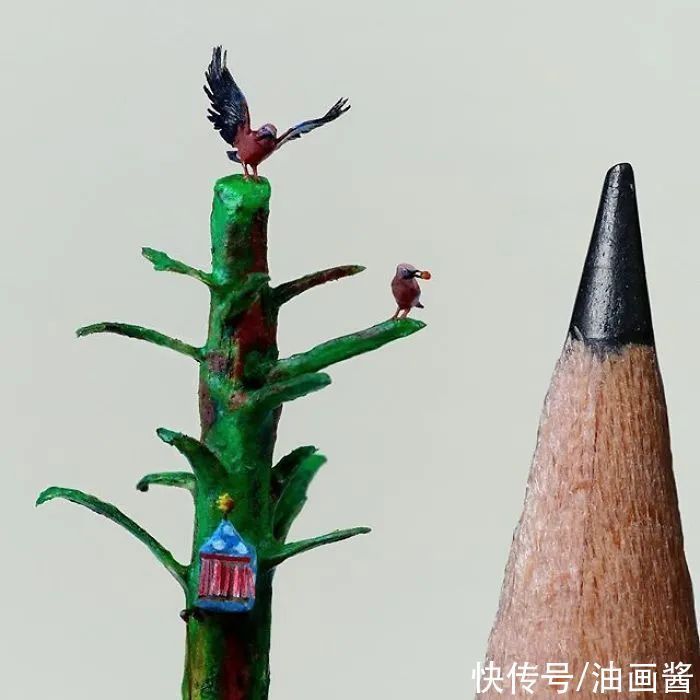 艺术家!小到离谱的微雕艺术,不比较不知道,一比较吓人一跳