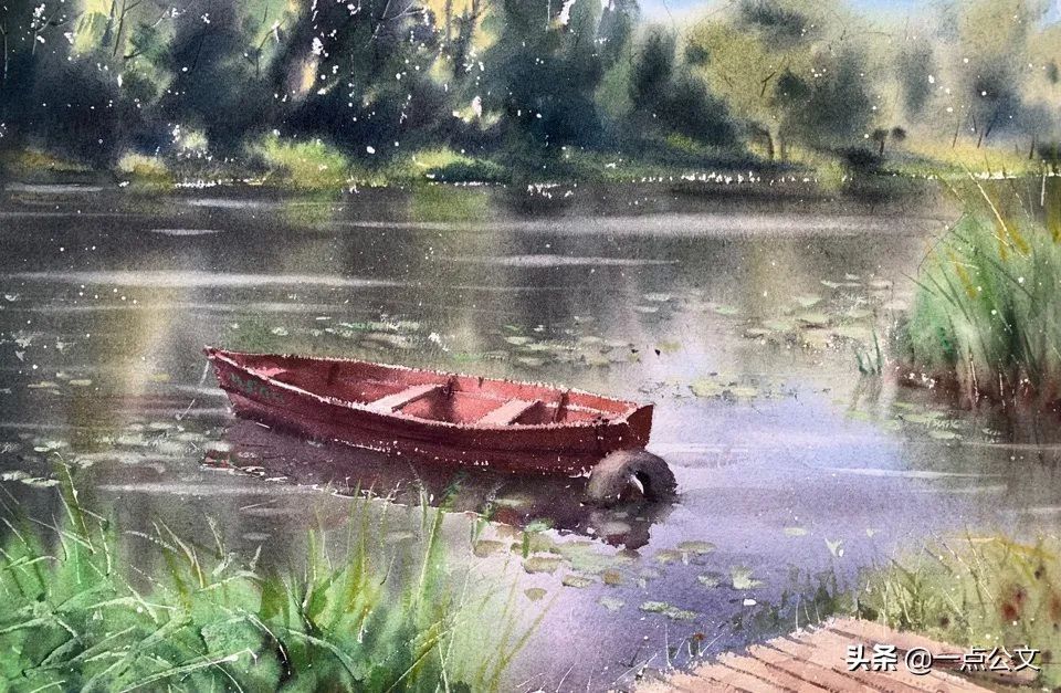 艺术家|流淌的水彩原来是这样的：充满活力与动感