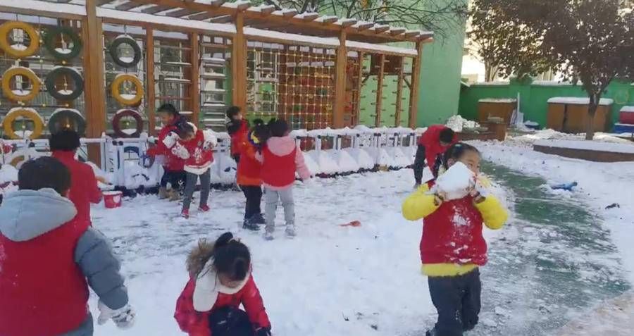 山东省实验幼儿园|山东省实验幼儿园(南校区)扫雪我先行，保留冰雪创造“游戏区”