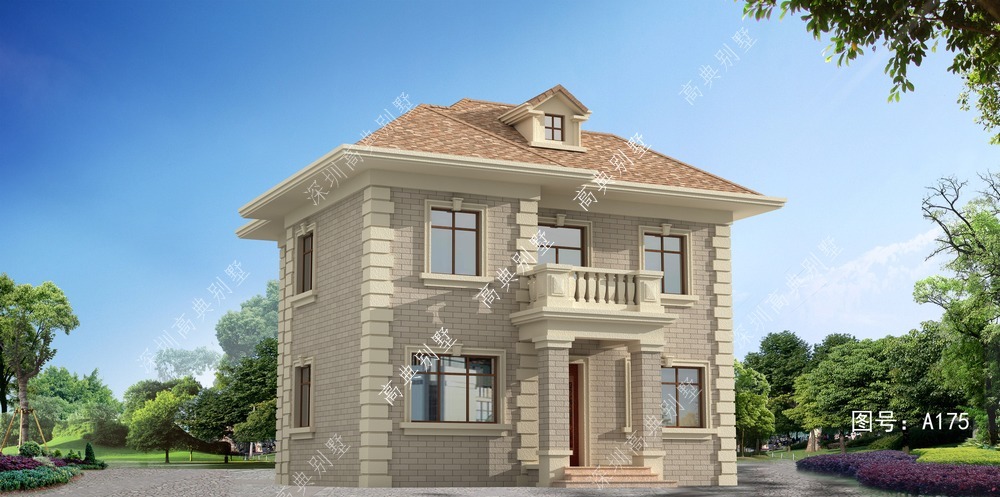 两层别墅|欧式两层别墅,室内功能分区合理,布局紧凑。