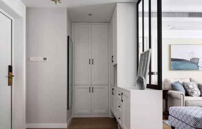 衣帽间|只在玄关打了一排柜子,发到朋友圈点赞上千,都说回家拆了重装!