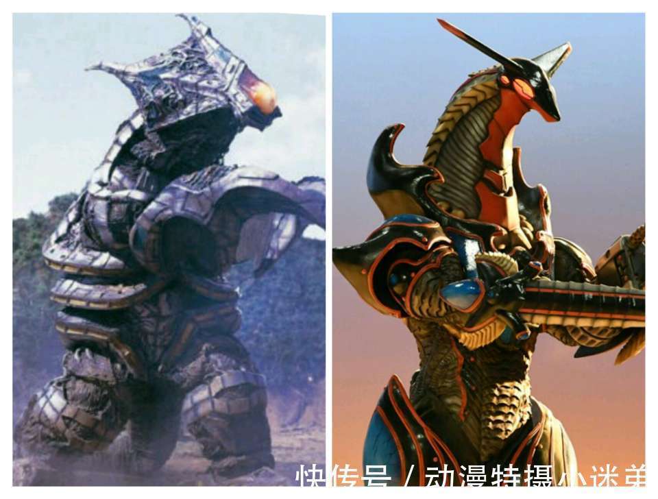 哥尔赞|特利迦和迪迦里面的怪兽对比,还真是有点相似,这算不算是致敬?
