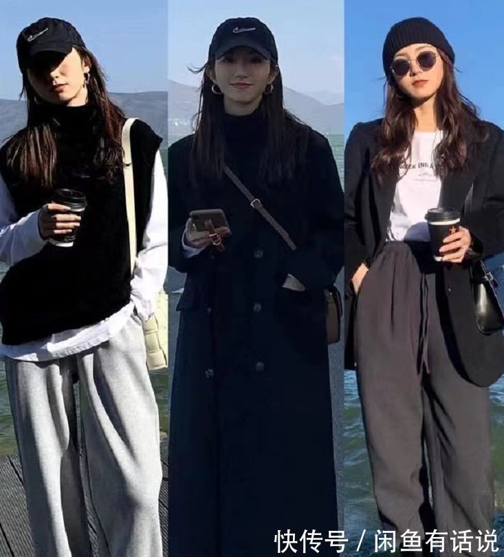 卫衣 卫裤才是冬天的“万能裤”,可以搭遍整个衣橱,照着穿时髦有气质