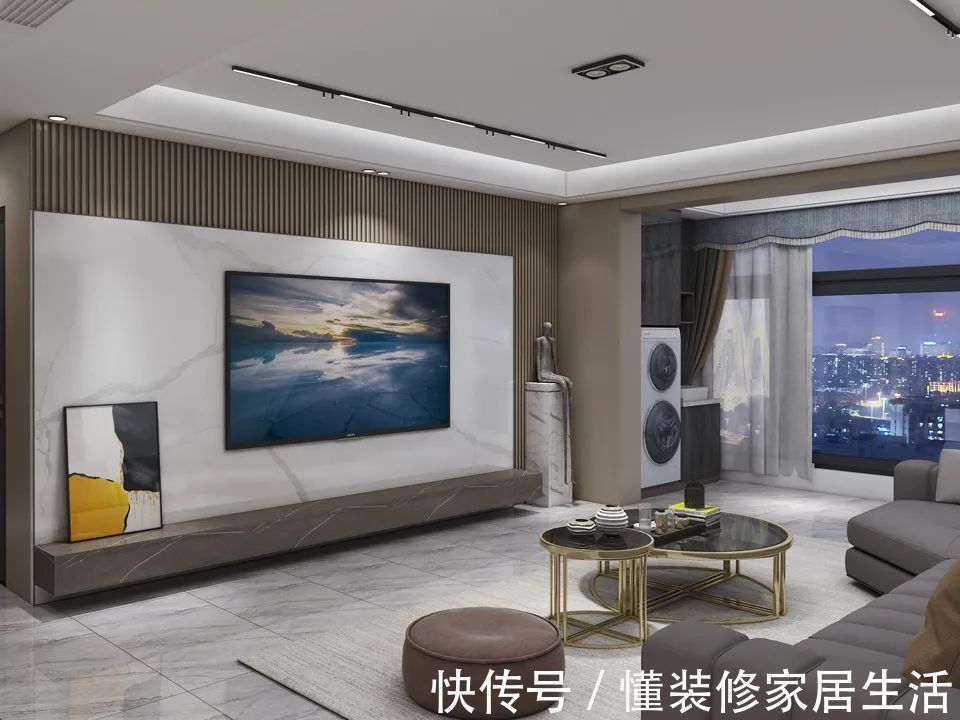 新色|轻奢与极简的完美融合，这套4房两厅将引领2021潮流