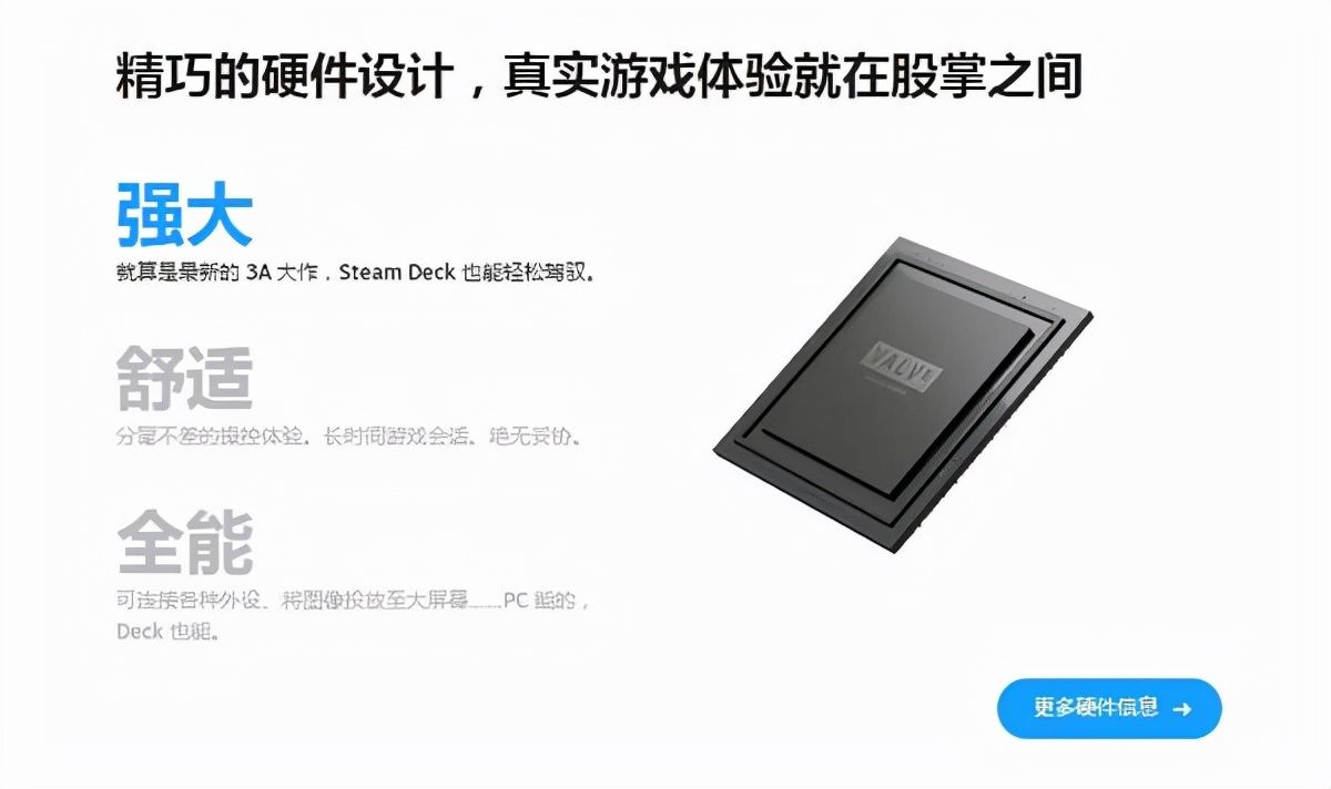 steam|Steam Deck上线简中官网 握于手中的游戏马力从未如此强劲