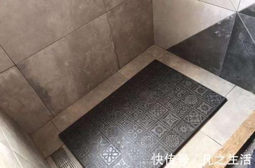 干湿|头一次见有人淋浴房装这种地面,下水快防滑又好看,太聪明了