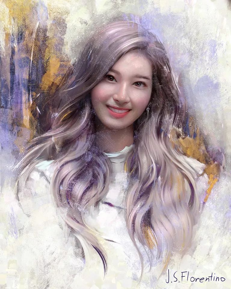 暗部$这三位艺术家的画中女子,楚楚动人,美若天仙