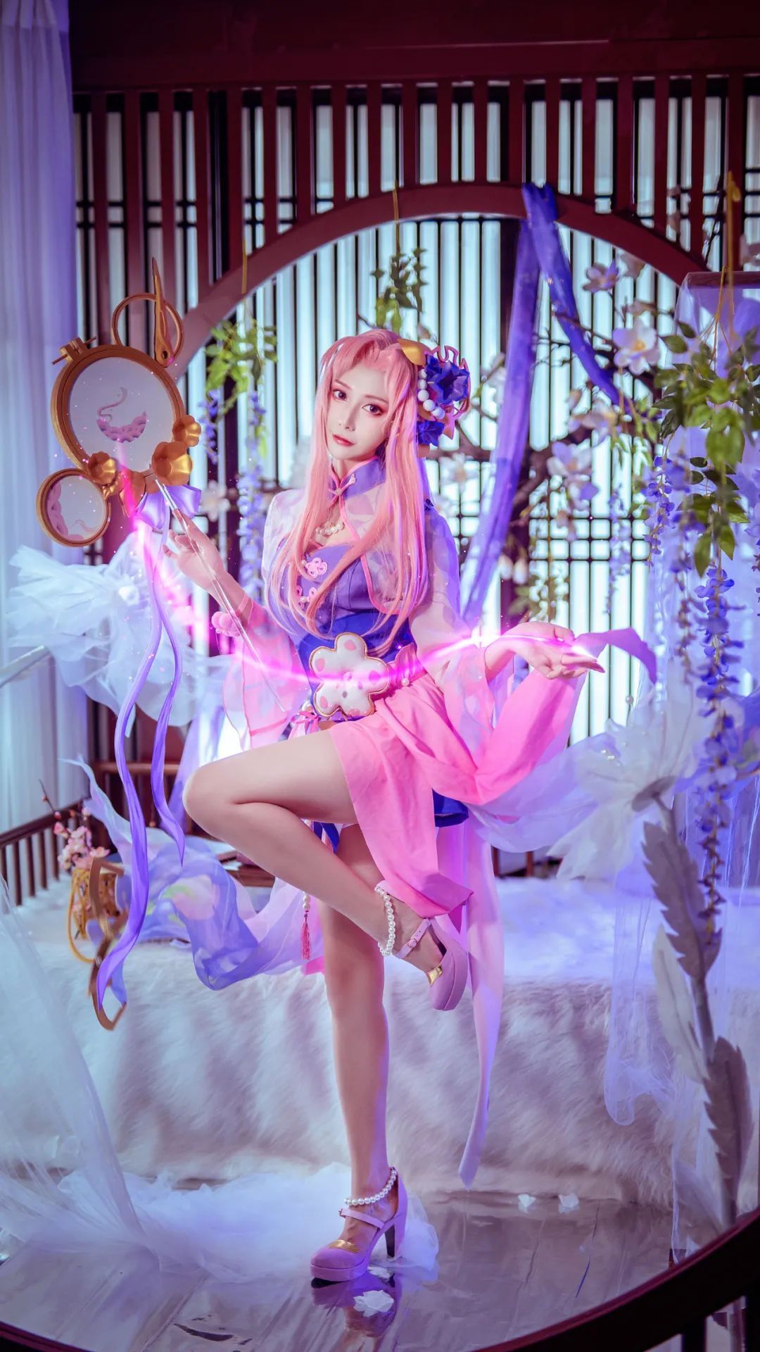 王者荣耀|cos:王者荣耀王昭君乞巧织情cos正片@糖糖