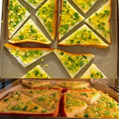 满口酥巨好吃蒜香黄油吐司片