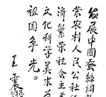 将军@王震将军品格高贵,书法也雄浑大气,鼓舞人心,很有艺术美感!