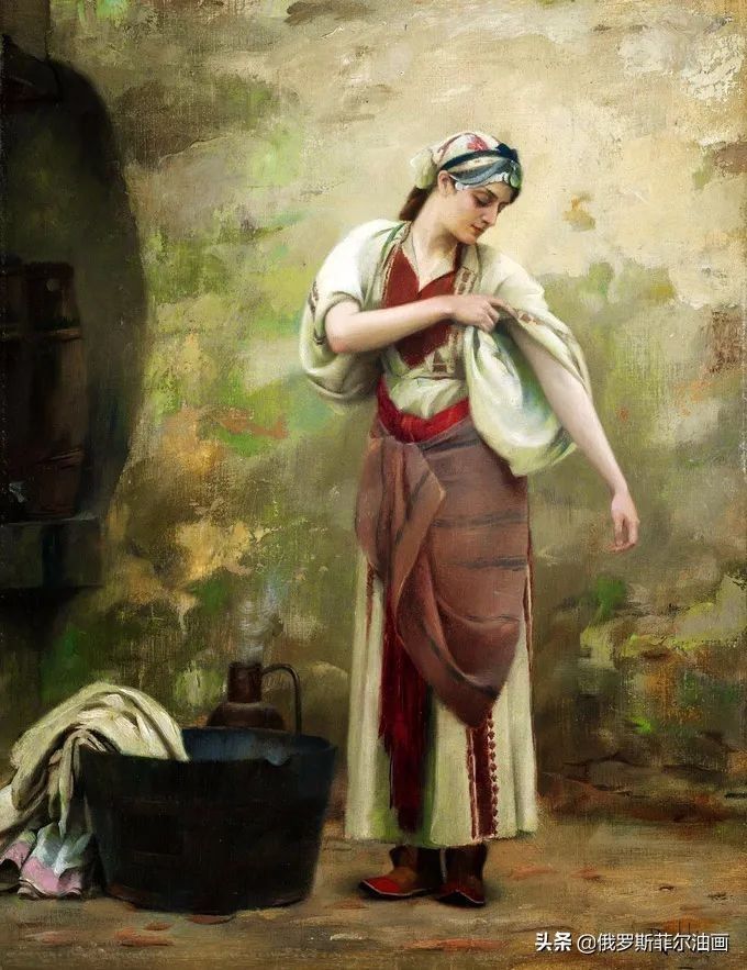 拉利@微妙而动人的油画，他画出了东方浪漫的神秘主义