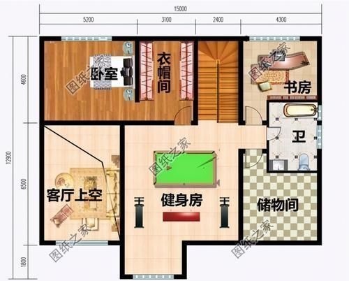 阁楼|一层半农村建房设计图,美观实用还经济,有这样的房子谁还住楼房