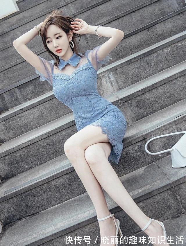 高级感 蕾丝网纱拼接套装,娃娃领独享气质,满满的高级感!