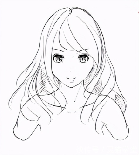 头发怎么画出层次感?教你头发走向和层次的绘画技巧!