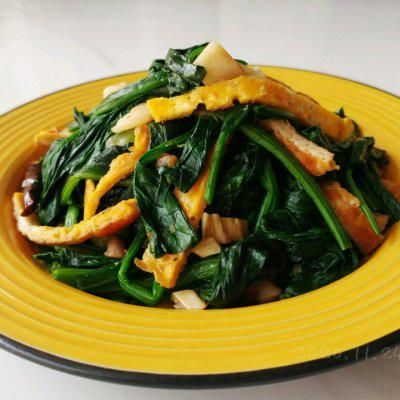 辣蛋|三分钟做好辣蛋豆腐蒜菠菜，做饭太简单！