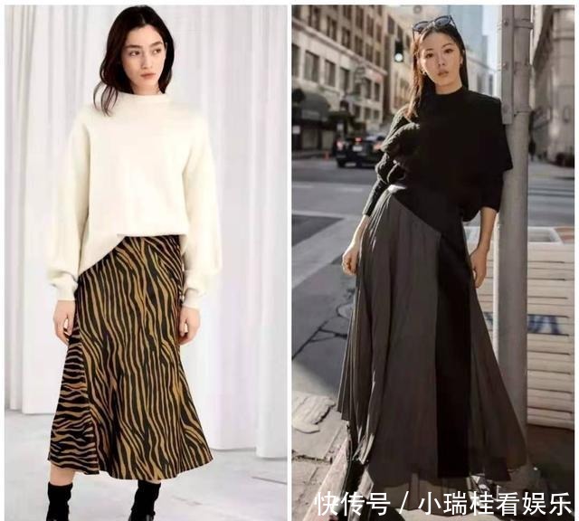 修饰|不得不说,冬天毛衣这样穿!时髦显高还能修饰腿型,原来都穿错了