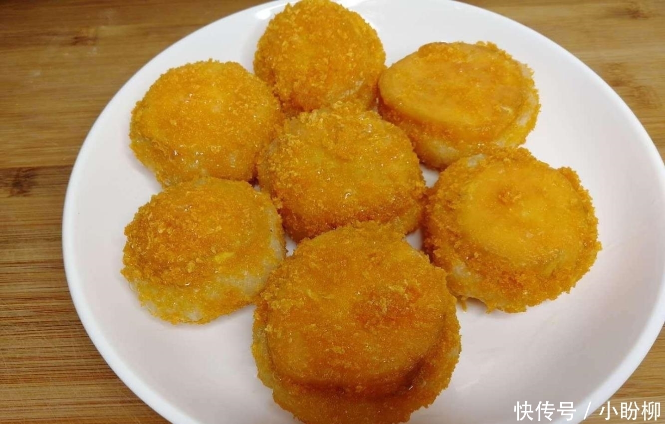 面包糠|红薯独特新吃法, 不蒸, 不煮, 10分钟做出美食, 儿子一次吃5个
