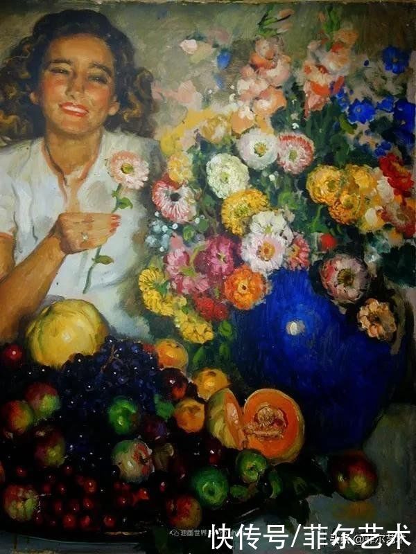 何塞·|西班牙画家何塞·克鲁斯·埃雷拉女性人物油画作品欣赏