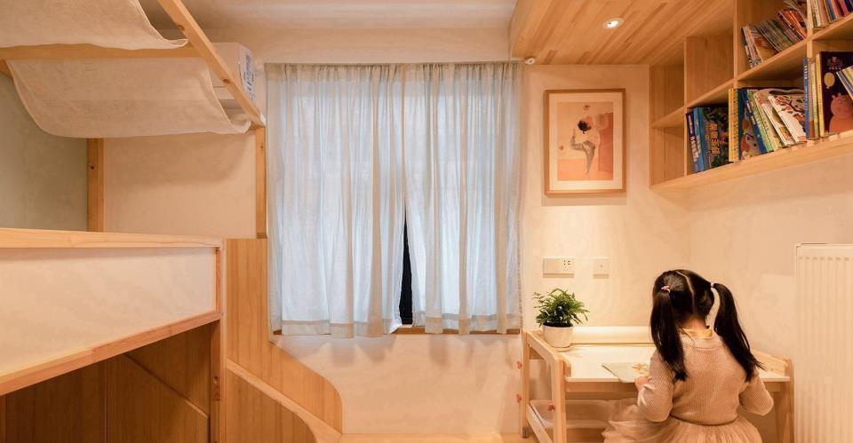 空间|45㎡小户型学区房,爆改后“小中见大”,整个家被一眼望穿