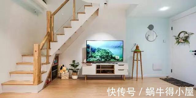楼梯|28平米小复式，全屋配色太漂亮了，简单清爽又温馨，梦想中的家