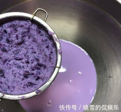白玉紫薯|好吃下饭的白玉紫薯奶冻,几分钟就学到手