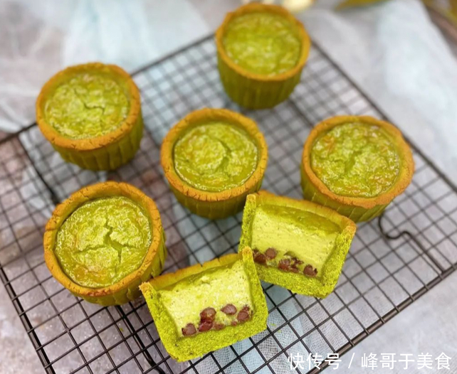 甜品,抹茶,布丁塔的做法,比蛋挞好吃,制作简单,要吃吗
