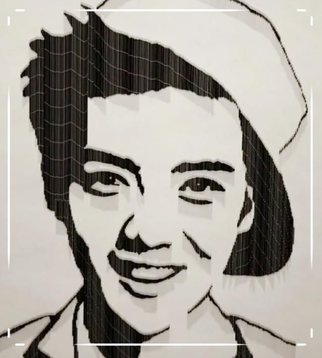 美术生|美术生用笔芯作画,开始别浪费笔芯了,最后出价钱吧