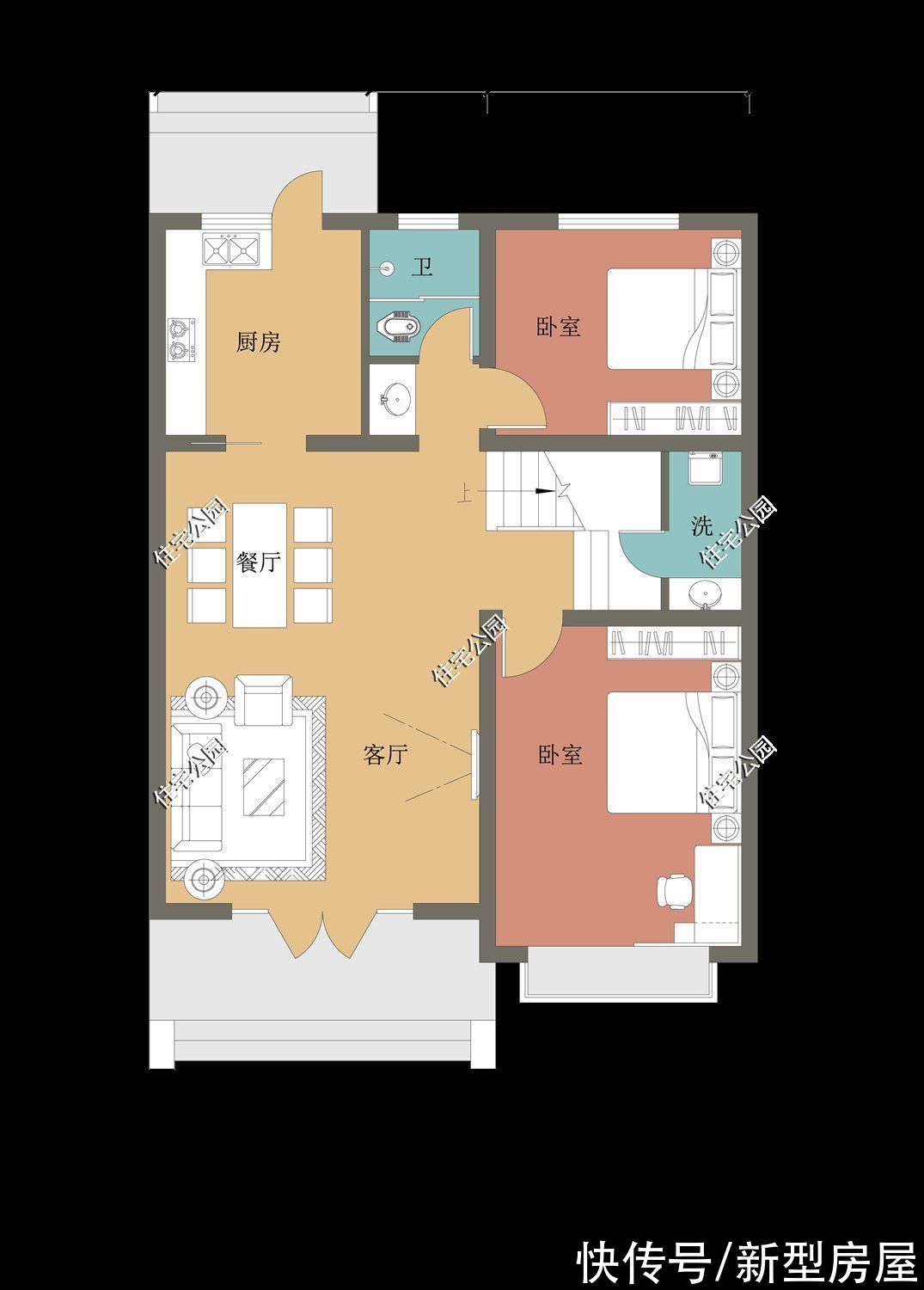 建筑|还在因宅基地小而烦恼？来看看这十套图纸，小天地也有大精彩