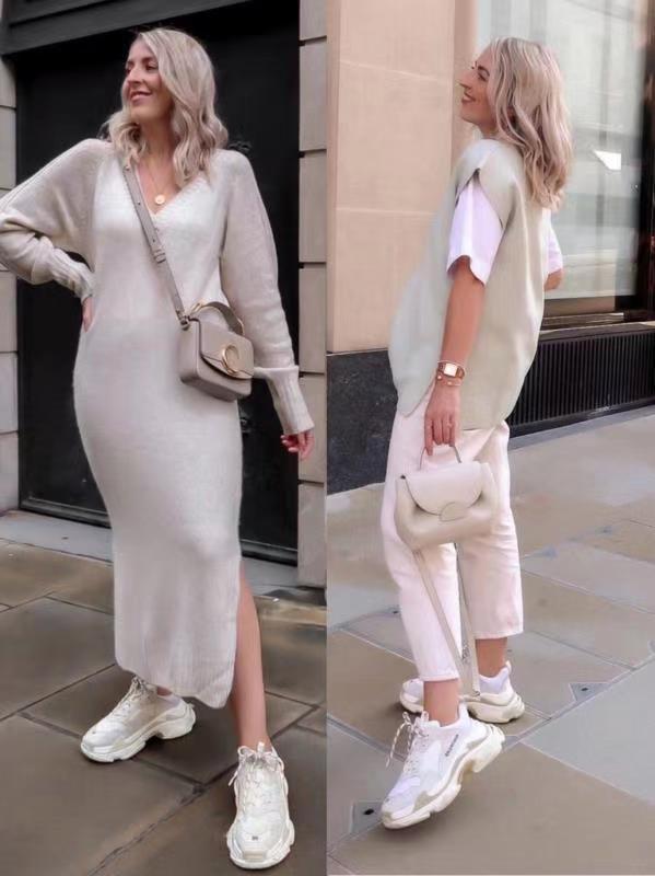 搭配|简单的基础色穿搭也可以很好看，简约又不失设计感，美得高级时髦