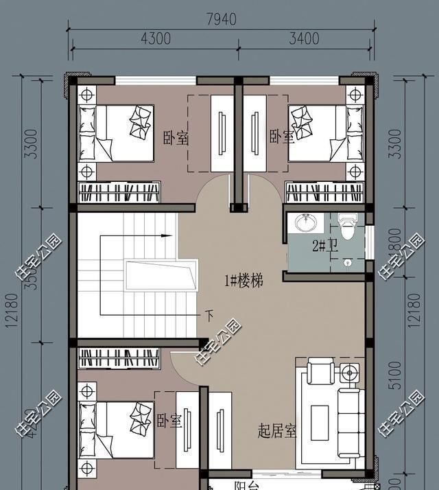 建筑面积|农村建两层有什么好户型，20万之内能建好的5套小户型推荐