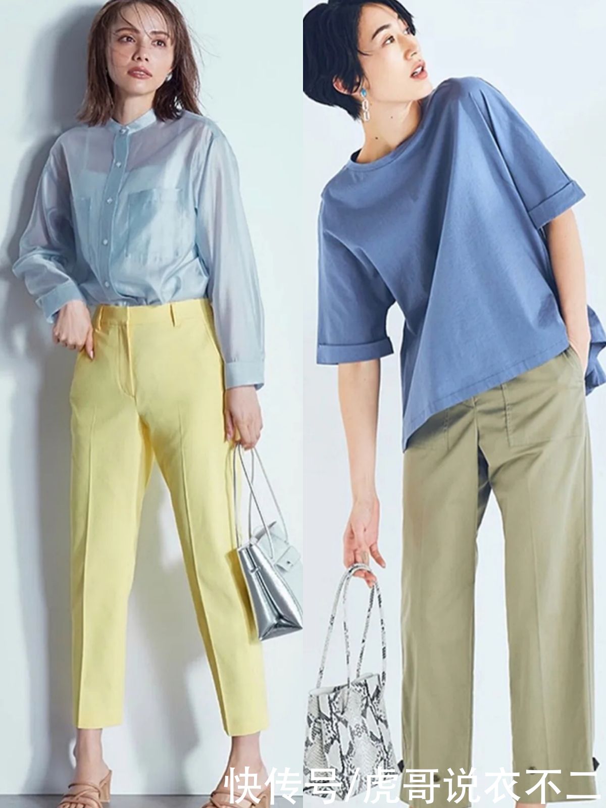 色系|超适合夏季的日系配色，简洁耐看又优雅，出街通勤照着穿气质爆表