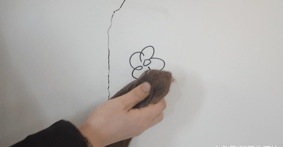 家里白墙不仅脏还有裂缝怎么办 用它涂一涂, 墙壁立马焕然一新