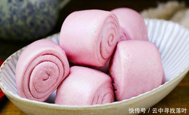 馒头|貌美如花的紫薯馒头,我家隔三差五做一次