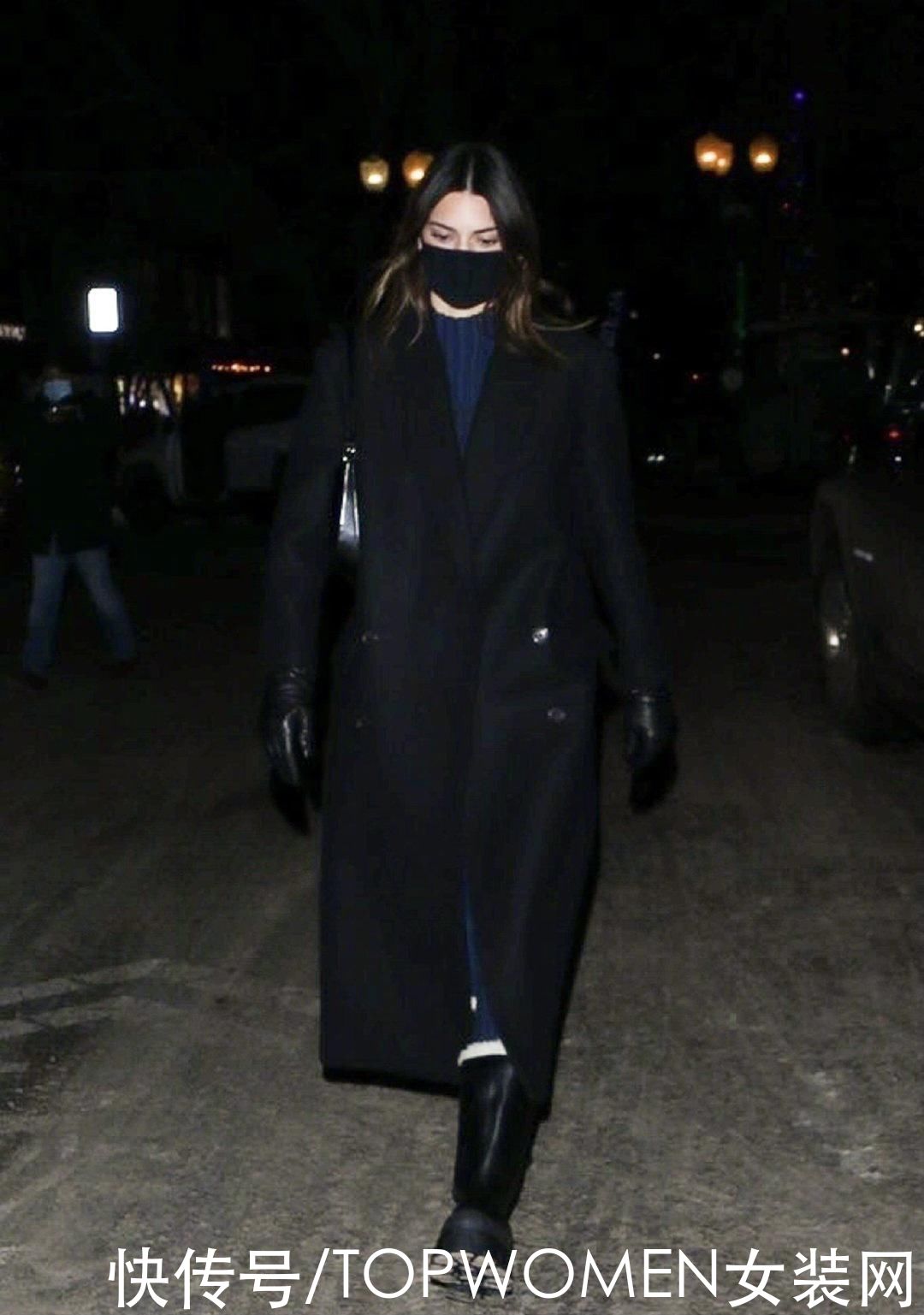 肯豆飒气的四套时尚私服,教你穿出冬日超模感,这衣架子身材太绝