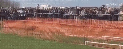 |搞笑GIF:左边妹子习惯打开了!右边的美女可就惨了!