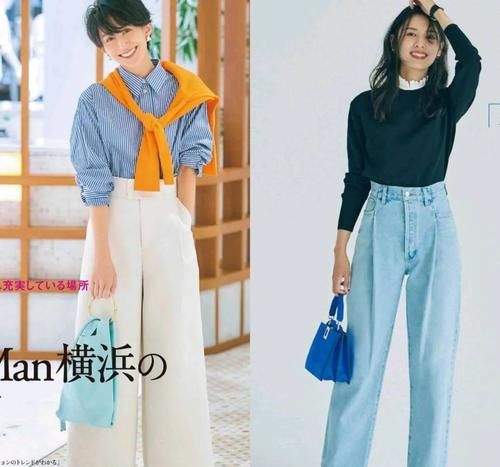 直筒|40岁女人的“阔腿裤”搭配指南：版型多样，轻松穿出高级气质