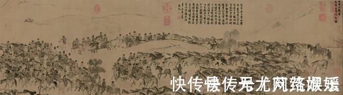 满川花$中国历史上最牛的两个画家:一个把龙画活了,一个把马画死了